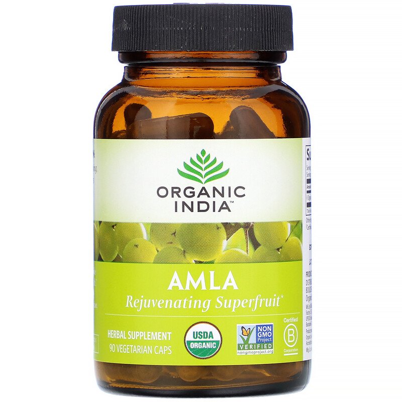 Organic India Amla - 90 Capsules