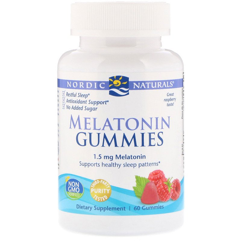 Nordic Naturals Melatonin Gummies 1.5mg - 60 Gummies