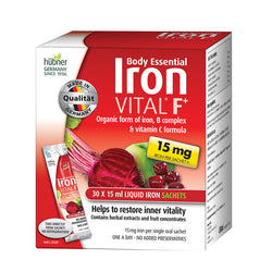 Silicea Body Essential Iron VITAL F+ Sachets - 15ml x 30 Pack