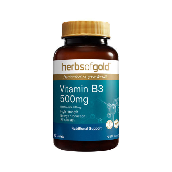 Herbs of Gold Vitamin B3 500mg - 60 tablets