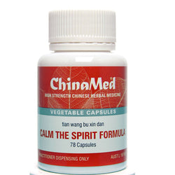ChinaMed Calm the Spirit Formula - 78 Capsules