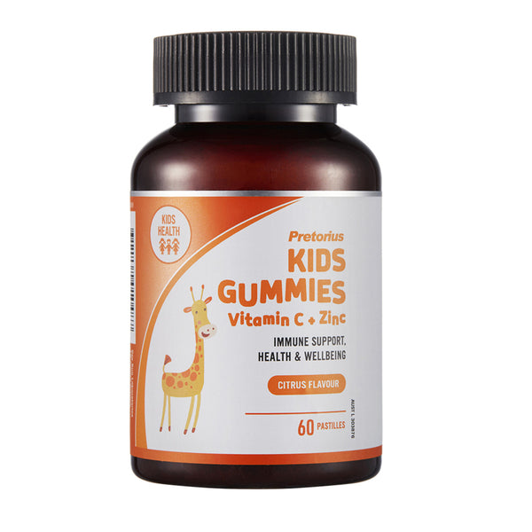 Pretorius Kids Vitamin C Gummies + Zinc - 60 Pastilles