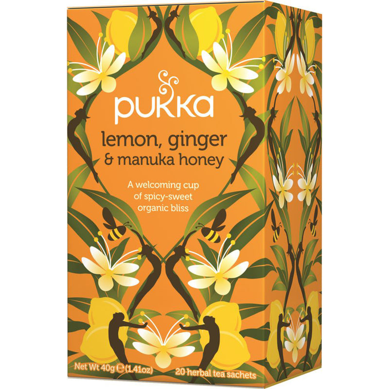 Pukka Tea Lemongrass & Ginger - 20 Fruit Tea Sachets