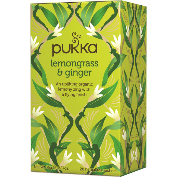 Pukka Tea Lemongrass & Ginger - 20 Fruit Tea Sachets